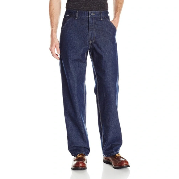 Carhartt Men's Flame Resistant Denim Dungaree New 32x34 - Picture 1 of 7